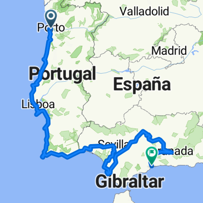 From Porto to Malaga