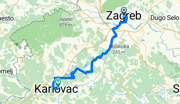 Zagreb - Centar - Karlovac