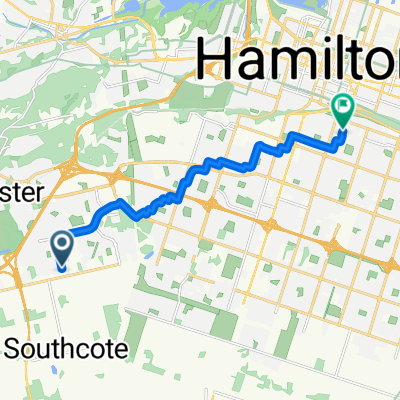 Garner Rd E, Hamilton to E 12th St, Hamilton