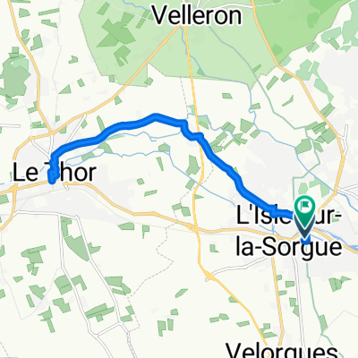, L'Isle-sur-la-Sorgue to le thon