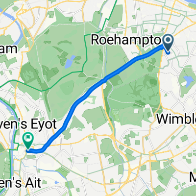 Swanton Gardens, London to Clarence Street, Kingston Upon Thames