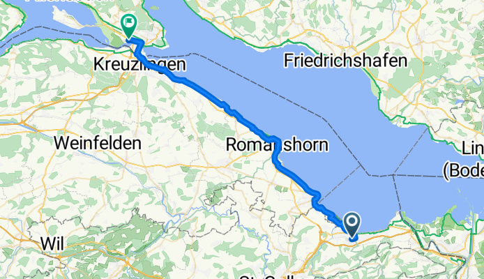 Rosengartenstrasse nach Line Eid Strasse