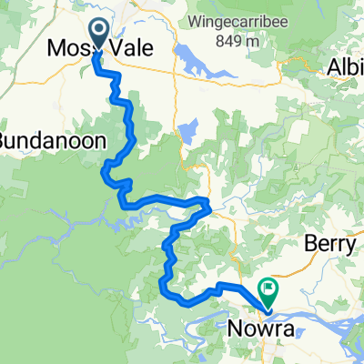 Meryla Pass: Moss Vale to Nowra