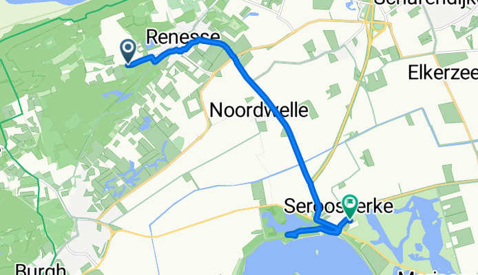 Hoogenboomlaan nach Prunjeweg