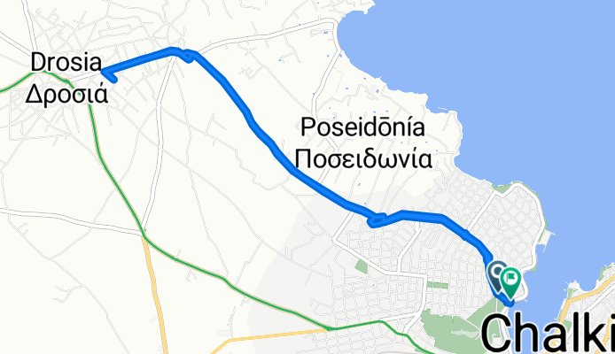 Chalkideon to Λεωφόρος Εθνάρχου Μακάριου, Xirovrysi
