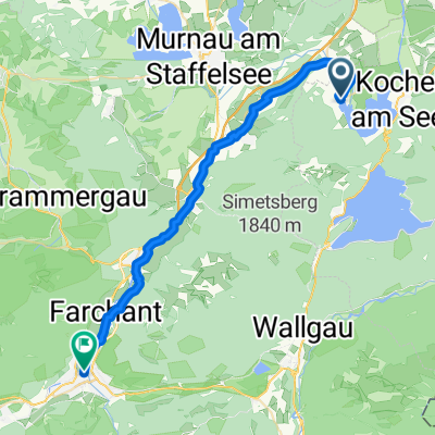 Seestraße, Schlehdorf nach Martinswinkelstraße, Garmisch-Partenkirchen