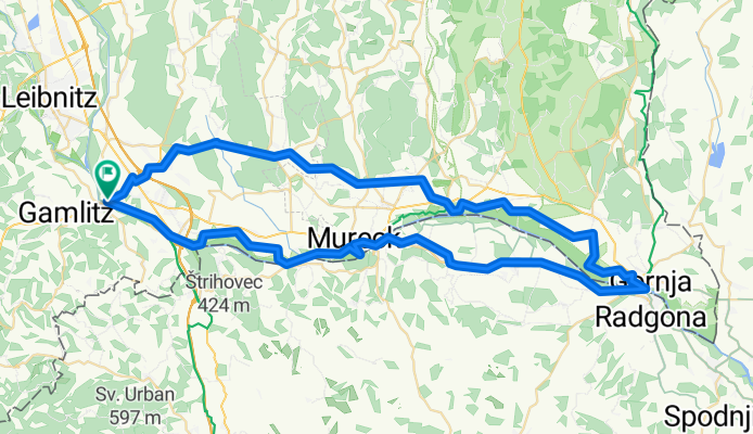 Liebmannsee – Schiffsmühle Mureck Runde von Ehrenhausen