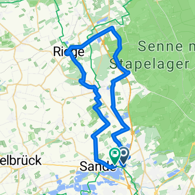 Route in Paderborn