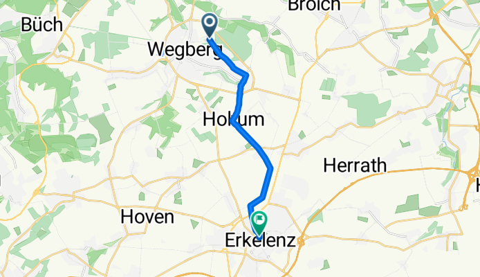 Spielburgweg, Wegberg nach Wallstraße, Erkelenz