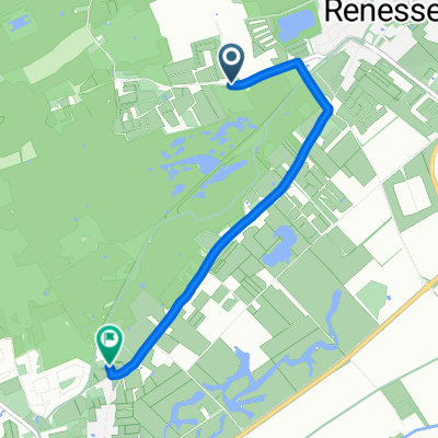 Hoogenboomlaan nach Biesterveldwegje