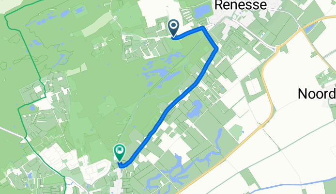Hoogenboomlaan nach Biesterveldwegje