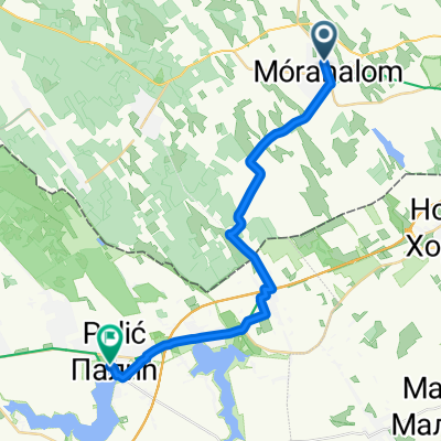 Route from Zákányszéki út