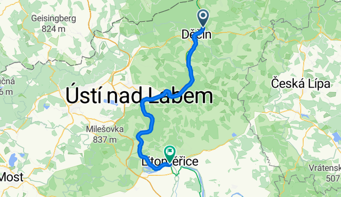Děčín - Litoměřice