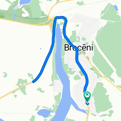 Lielcieceres iela, Brocēni до Lielcieceres iela, Brocēni