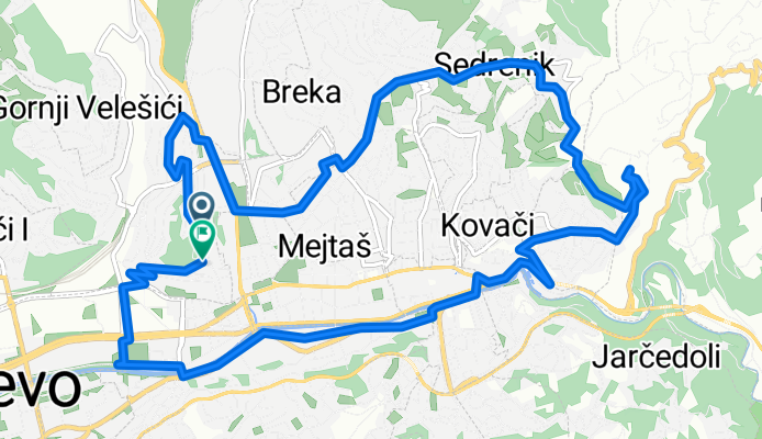 Odobašina, Sarajevo to Odobašina, Sarajevo