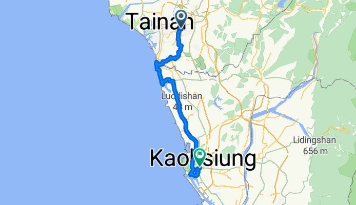 復國二路234巷32弄 to 建國二路 320號