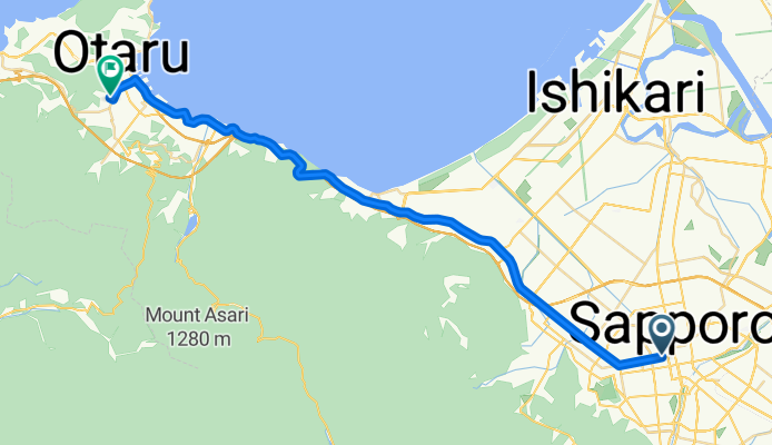 北5条西6丁目, 札幌市へ緑1丁目, 小樽市