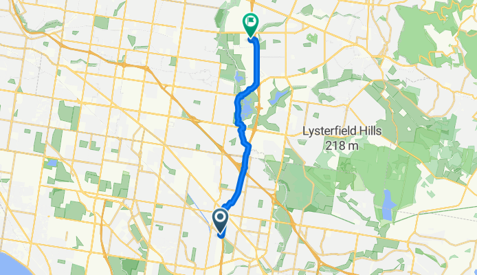 Hanna St, Noble Park to Scott Ward, Wantirna South