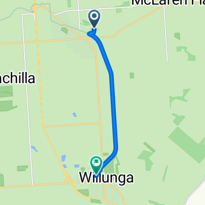 From McLaren Vale Caravan Park to Willunga