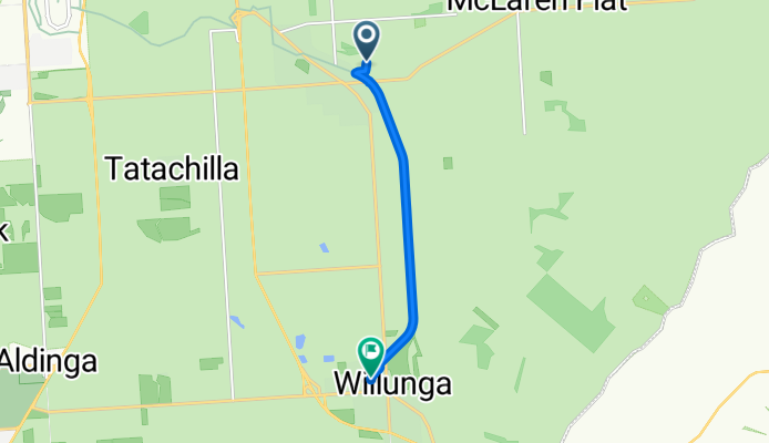 From McLaren Vale Caravan Park to Willunga