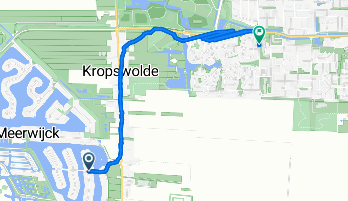 Waallaan, Kropswolde naar Pleiaden, Hoogezand