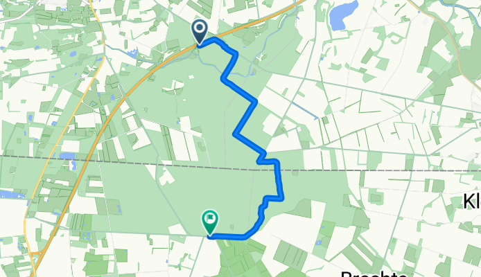 A31 nach Straße Ohne Straßennamen