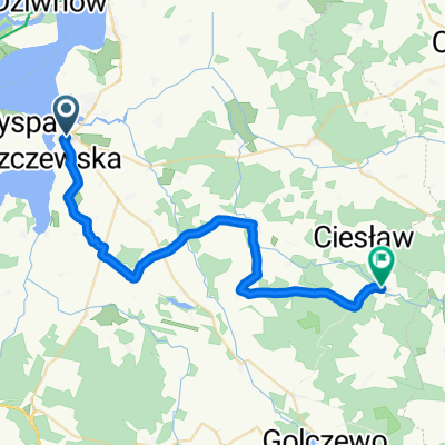 Od Kamień Pomorski do Gmina Golczewo