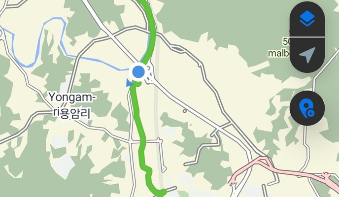 Photo 2 of the Bikemap route "옥정동Ph0]으로 라우팅"