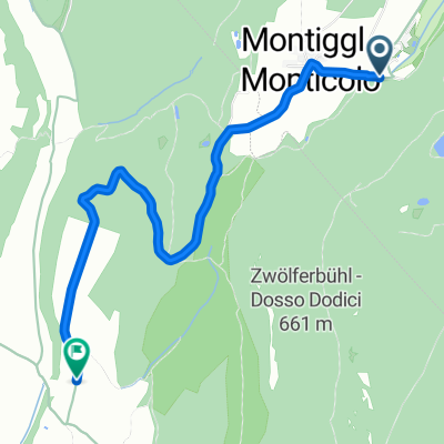 Eppan an der Weinstraße nach Feld Altenloch, Kaltern an der Weinstraße