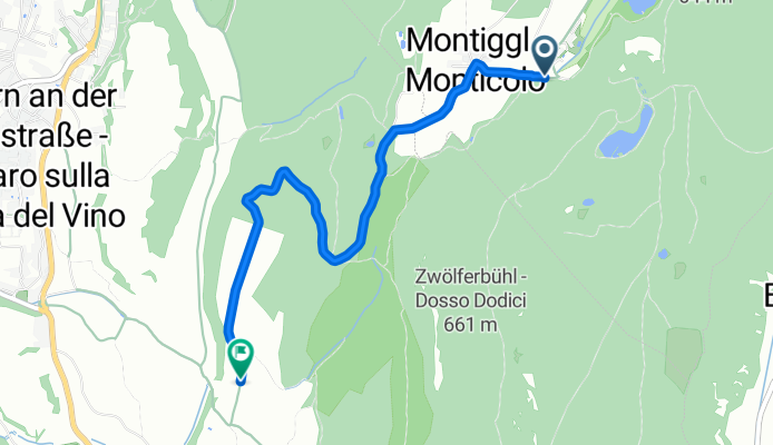 Eppan an der Weinstraße nach Feld Altenloch, Kaltern an der Weinstraße