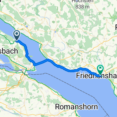 Heinrich-von-Tettingen-Straße, Konstanz nach Friedrichstraße, Friedrichshafen