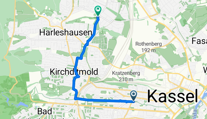 Luisenstraße nach Am Rande 8A