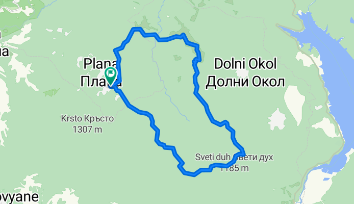 с. Плана - обиколен около долината на р. Планщица