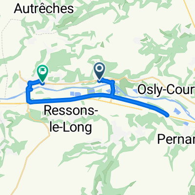 Eurovélo 3 - Véloroute des Pèlerins, Berny-Rivière to Rue de la Fabrique, Berny-Rivière