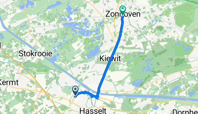 Herkenrodesingel, Hasselt naar Genkerbaan, Zonhoven