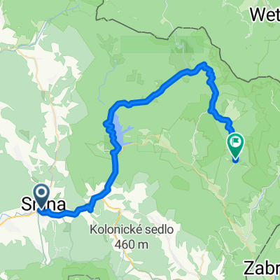 Komenského do Ruský Potok