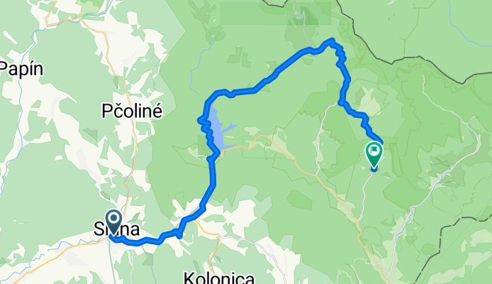 Komenského do Ruský Potok