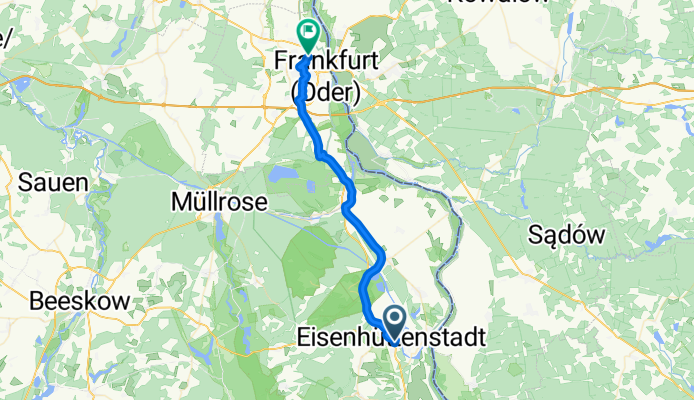 Eisenhüttenstadt - Frankfurt nad Odrą