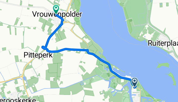 Polredijk, Veere nach Dorpsdijk, Vrouwenpolder