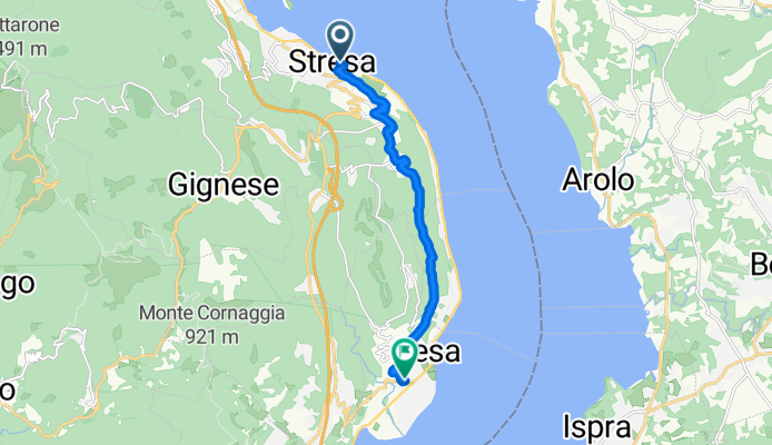SS 33, Stresa to Via alle Zappe Sopra, Lesa