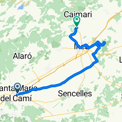 Plaça Caiguts, Santa Maria del Camí nach Carrer dels Àngels, Selva