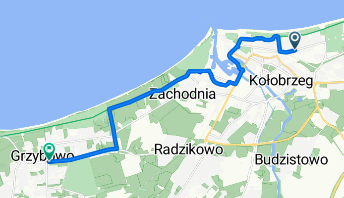 Jana Kasprowicza, Kołobrzeg do Kołobrzeska, Grzybowo