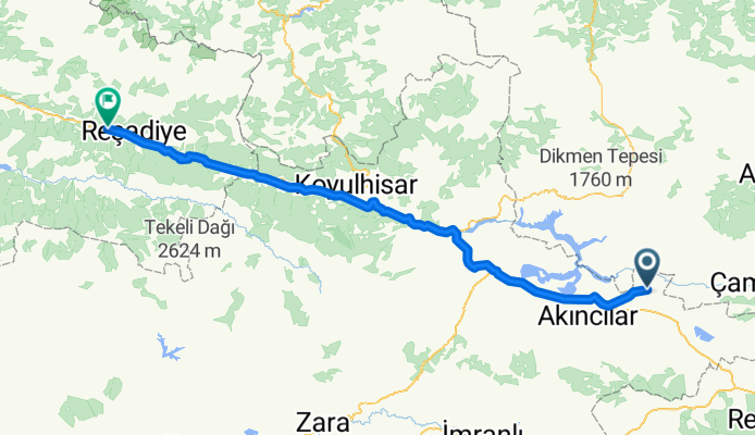 Akıncılar - Reşadiye