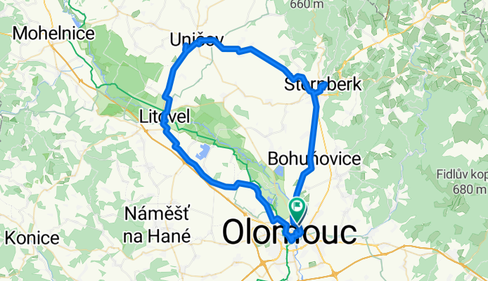 2025-09-07_Olomouc - Litovel - Uničov - Šternberk