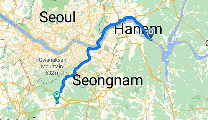 인덕원  팔당