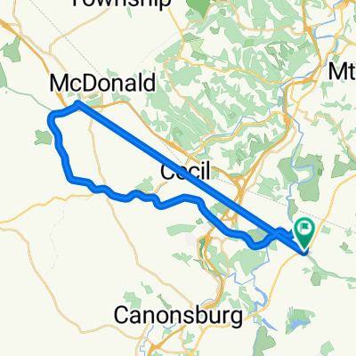 Montour Trail, Canonsburg to Montour Trail, Canonsburg