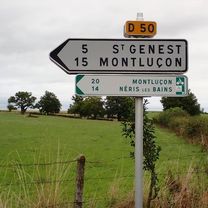 Foto 7 de la ruta de Bikemap "Évaux-les-Bains to Montluçon - Partially on V87"