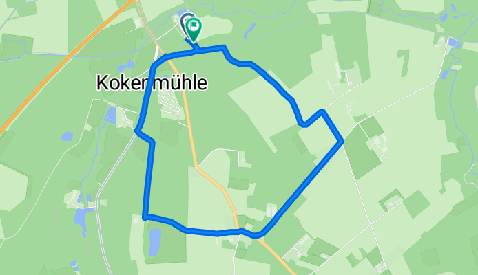 Engelmannsbäke, Visbek nach Engelmannsbäke, Visbek