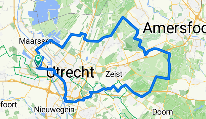 Route in Utrecht