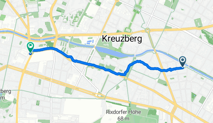 Ohlauer Straße, Berlin nach Mehringdamm, Berlin